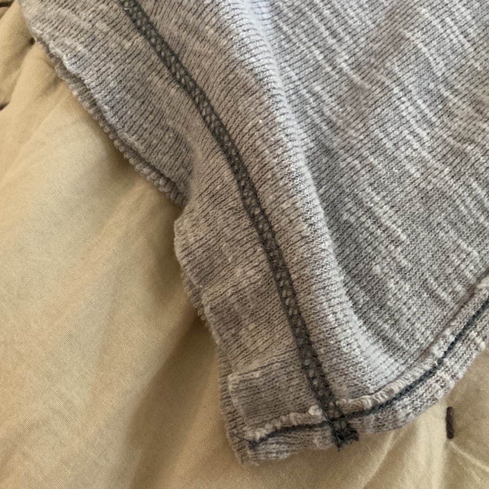 Free People open back cotton blend lightweight sweater top - Picture 7 of 13